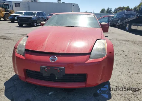 2005 Nissan 350Z Coupe z USA, uszkodzony, nr VIN JN1AZ34E65M655638